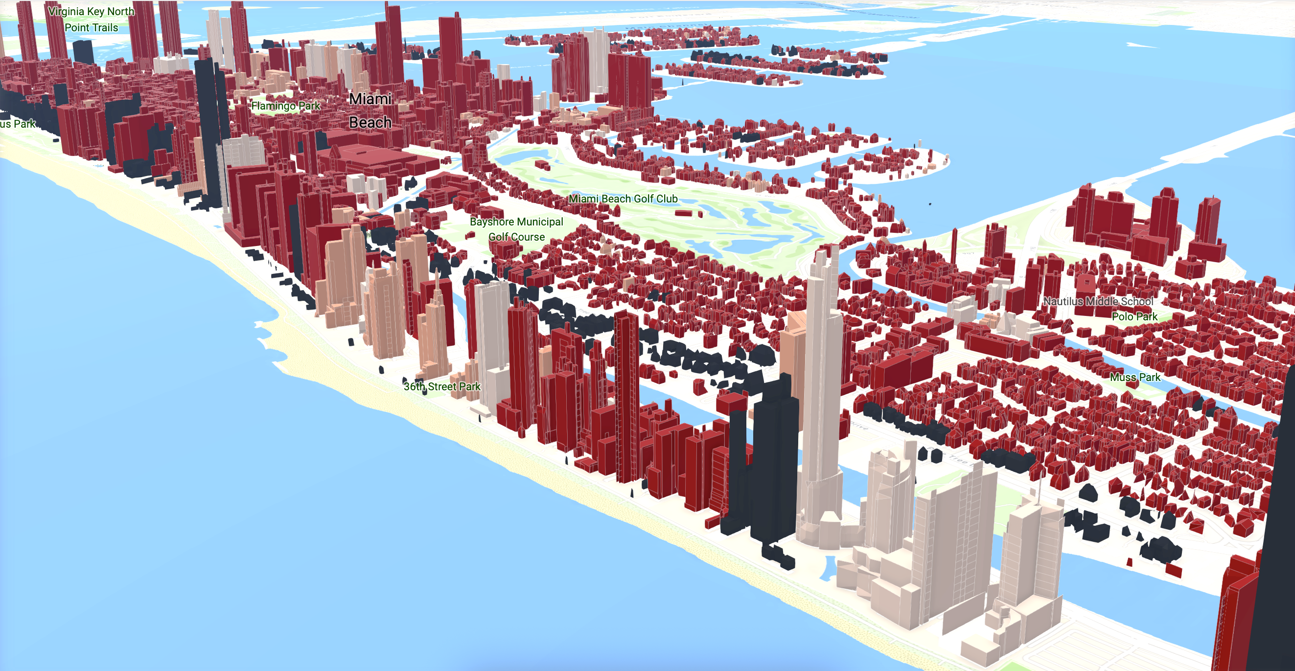Miami Beach sea level rise webscene thumbnail